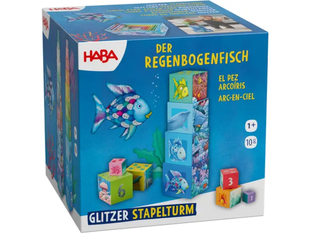Glitzerstapelturm Der Regenbogenfisch