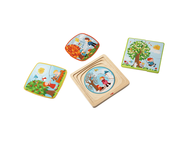 Holzpuzzle Lieblingsjahreszeit