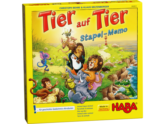 Tier auf Tier – Stapel-Memo