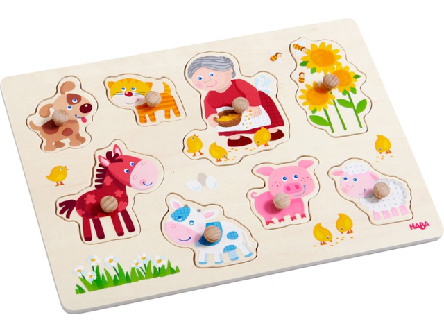Greifpuzzle Oma Lenis Tiere