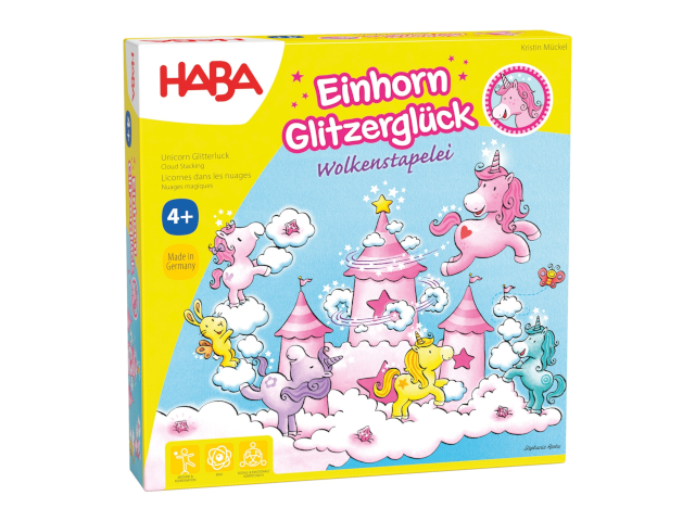 Einhorn Glitzerglück – Wolkenstapelei
