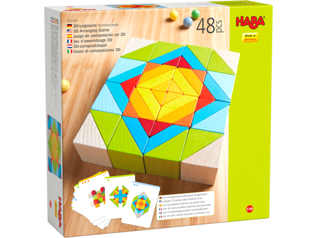 3D-Legespiel Würfelmosaik **