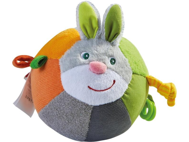 Stoffball Hase Hops