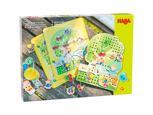 Fädelspiel Obstgarten**