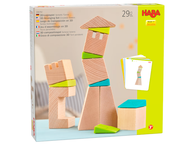 3D-Legespiel Schiefe Türme