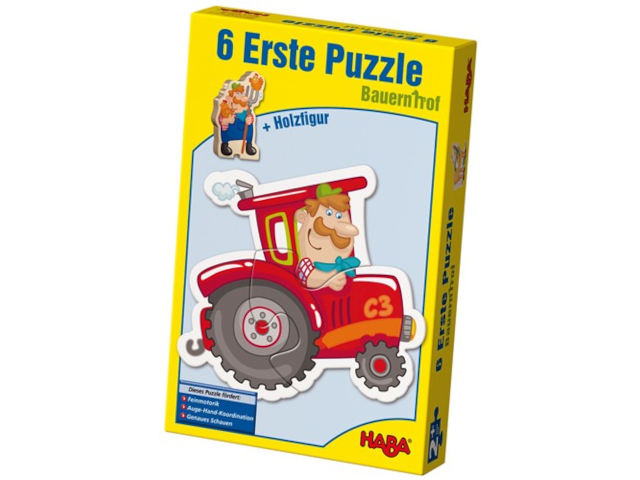 6 erste Puzzles - Bauernhof