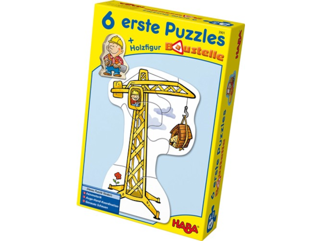 6 erste Puzzles - Baustelle