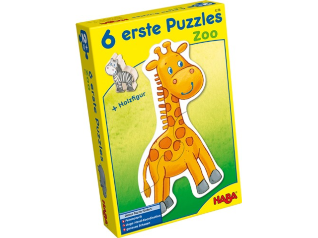6 erste Puzzles - Zoo