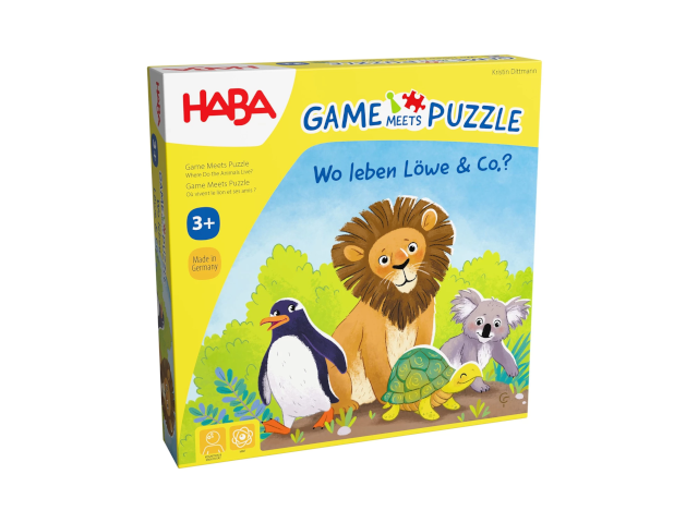 Game meets Puzzle - Wo leben Löwe & Co.?