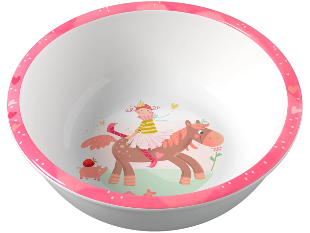 Schüssel Prinzessin und Pferd