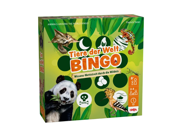 Tiere der Welt Bingo