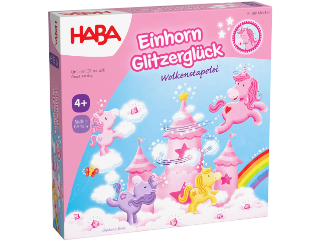 Einhorn Glitzerglück - Wolkenstapelei