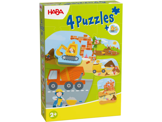 4 erste Puzzles - Baustelle