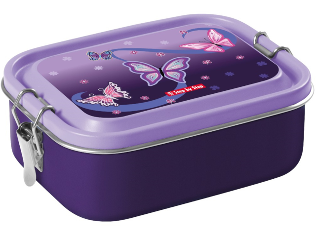 Edelstahl-Lunchbox `Sweet Butterfly`