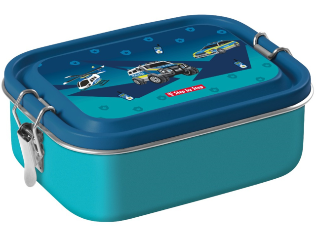 Edelstahl-Lunchbox `Police`