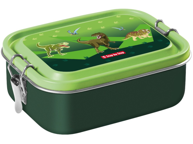 Edelstahl-Lunchbox `Dino`