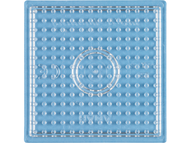 Steckplatte Quadrat klein transparent