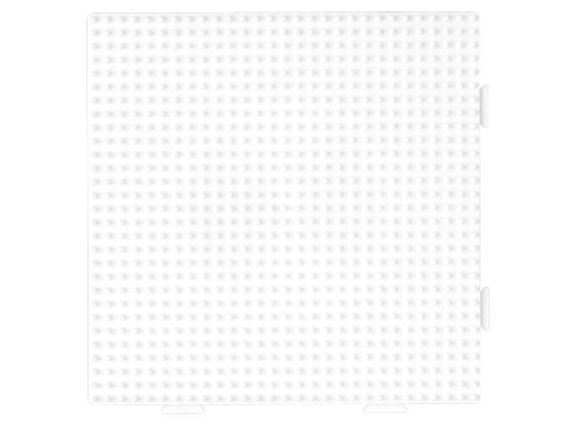Stiftplatte grosses Quadrat weiss