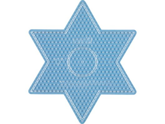 Steckplatte Stern transparent