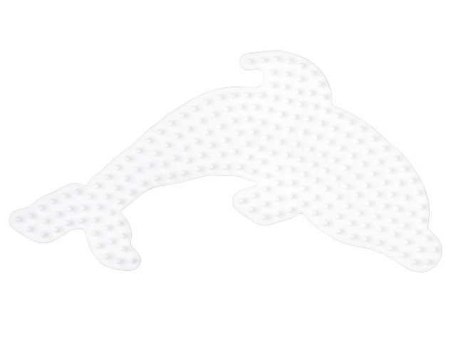 Stiftplatte Delfin weiss - 0