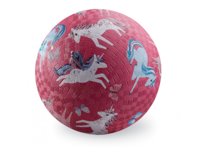 Kautschuk-Ball klein Unicorn Magic 13 cm