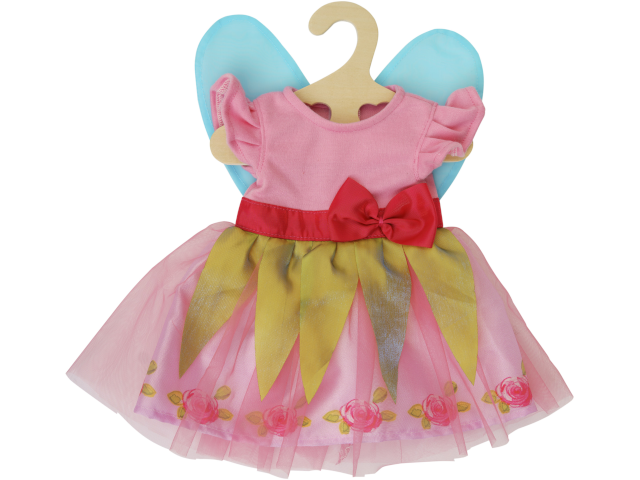 Puppenkleid `Prinzessin Lillifee` mit pinker Schleife, Gr. 28-35 cm