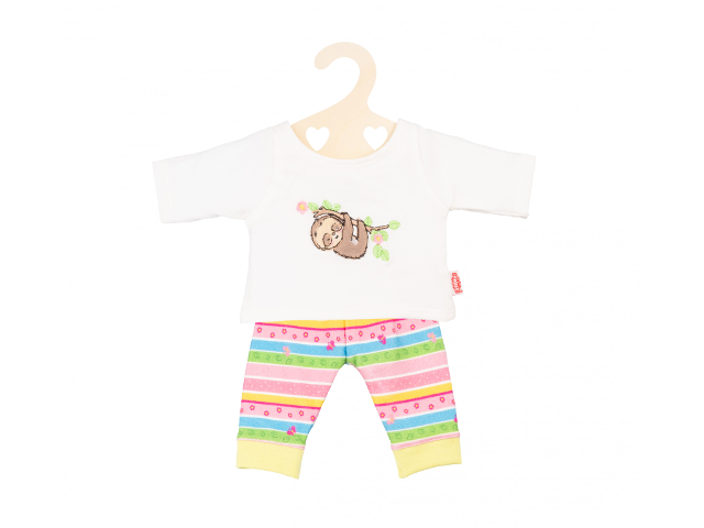 Pyjama Faultier Flauschi, Gr. 35-45 cm