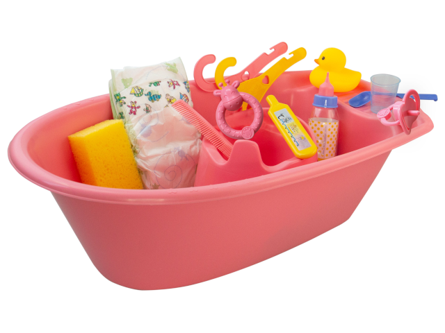 Badewanne gefüllt, 50 cm