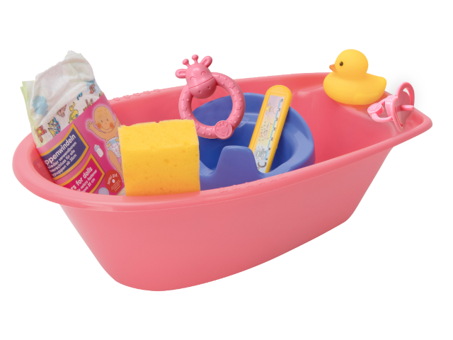 Badewanne gefüllt, 40 cm