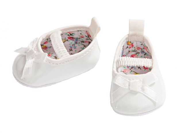 Ballerinas weiss, Gr. 30-34 cm