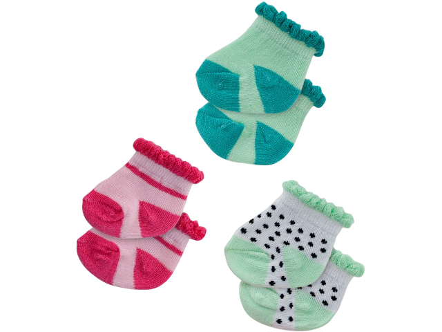 Söckchen-Set, 3 Paar, Gr. 35-45 cm