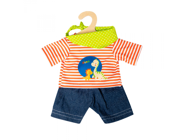 Shorts mit T-Shirt `Dino`, 3-teilig, Gr. 35-45 cm