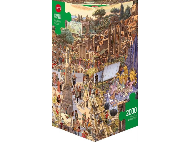 Puzzle 2000 Teile Fashion Shoot Triangular