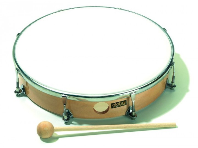 Handtrommel, 25cm, Kunstfell