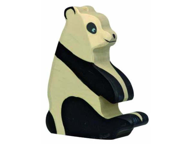 Pandabär sitzend