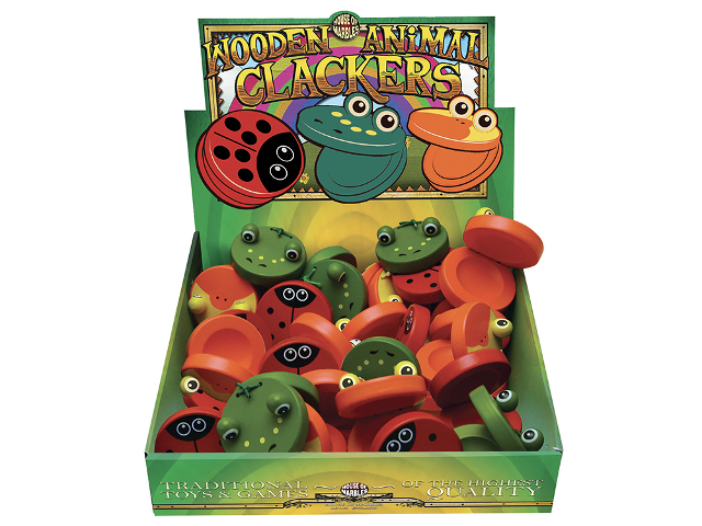 Wooden Animal Clackers