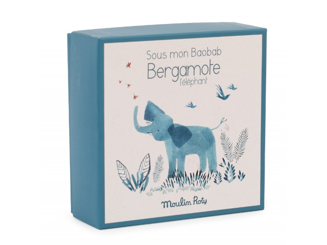 Kuscheltuch mit Nuggihalter Elefant - 0