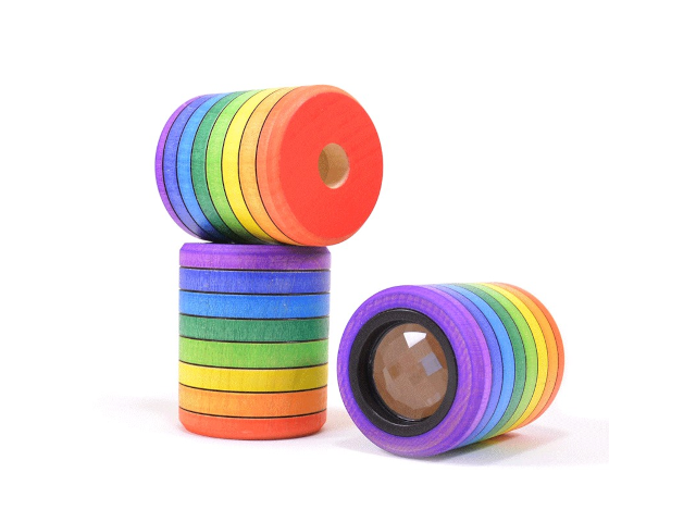 Regenbogengucker / Facettenlinse