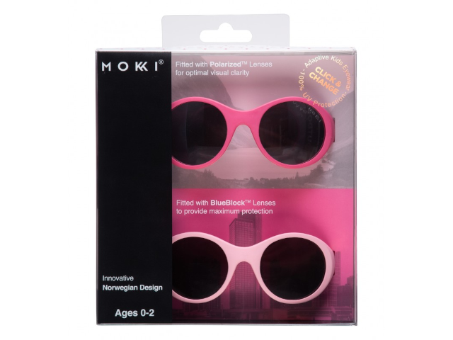 Sunglasses Pink 0-2 years click & Change