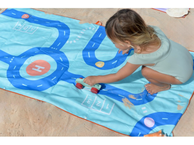 Spiel Strandtuch 70 x 140 cm - Strasse - 1