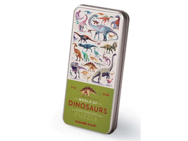 TIN PUZZLE 150 PCS WORLD OF DINOSAURS