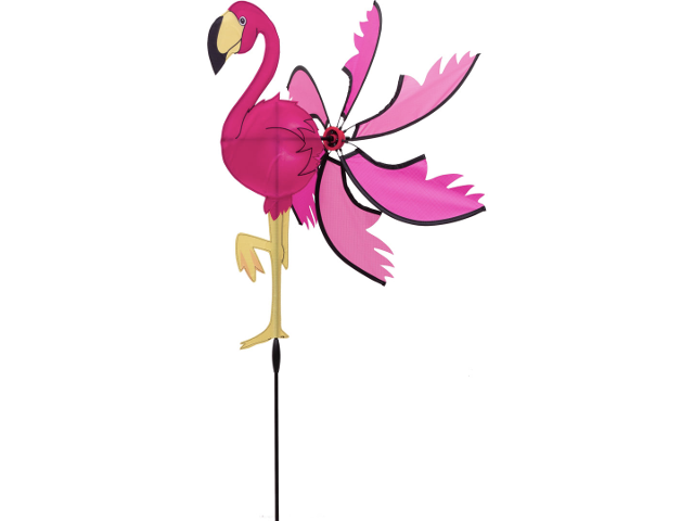 Windspiel Spinning Flamingo
