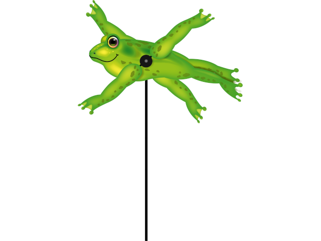Windspiel Paddle Spinner Froggy