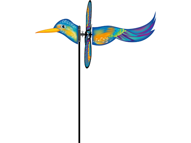 Windspiel Spin Critter King Fisher