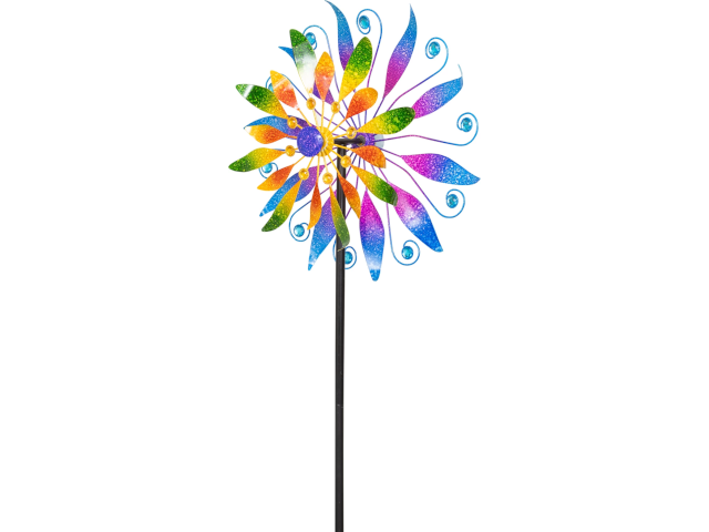 Windspiel Wind Spinner Floral Spectrum Duett Metall
