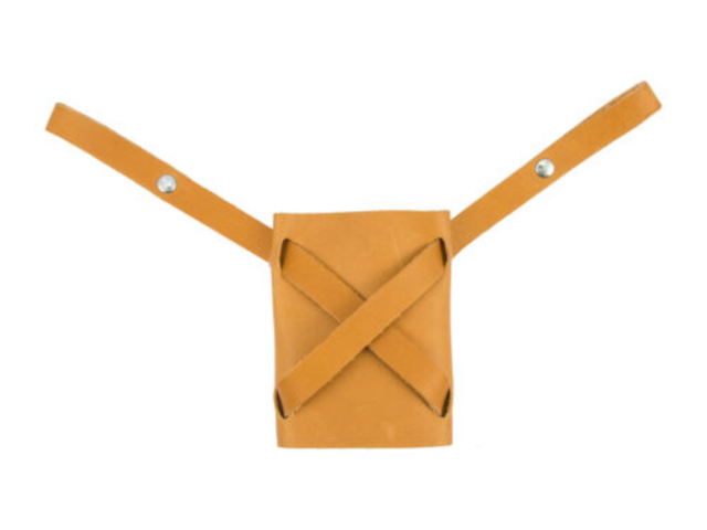 Schwerthalter Leder gekreuzt