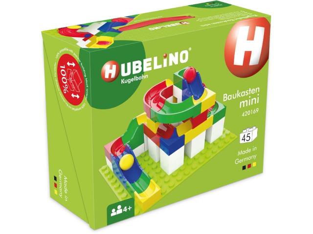Hubelino Kugelbahn: Baukasten Mini [45 Teile]