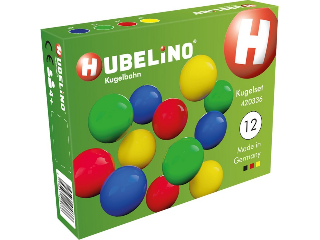 Hubelino Kugelbahn: Kugelset [12 Teile]