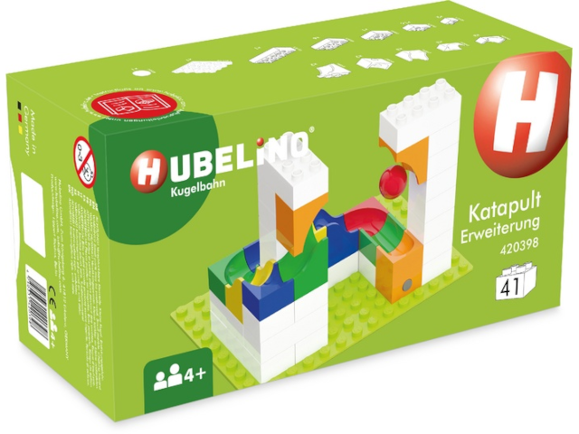Hubelino Kugelbahn: Katapult Erweiterung [41 Teile]