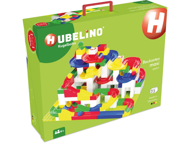 Hubelino Kugelbahn: Baukasten Maxi [213 Teile]